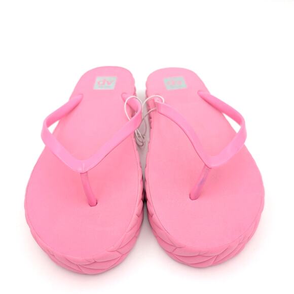 DV Dolce Vita Big Kid Girls Zibbie Flip Flop Thong Sandals Pink Size US5 EU36 - Picture 10 of 11